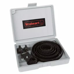 Stalwart 16-Piece Hole Saw Kit with Storage Case, Carbon Steel thumbnail 1