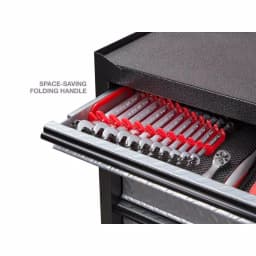 TEKTON 11-Tool Store-and-Go Wrench Rack Keeper, Red thumbnail 8