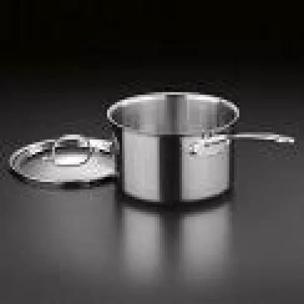 Cuisinart Chef's Classic 3 Qt. Stainless Steel Saucepan with Glass Lid