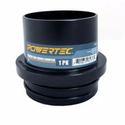 POWERTEC 4 in. Screw End Quick Coupler for Dust Collection Systems thumbnail 1