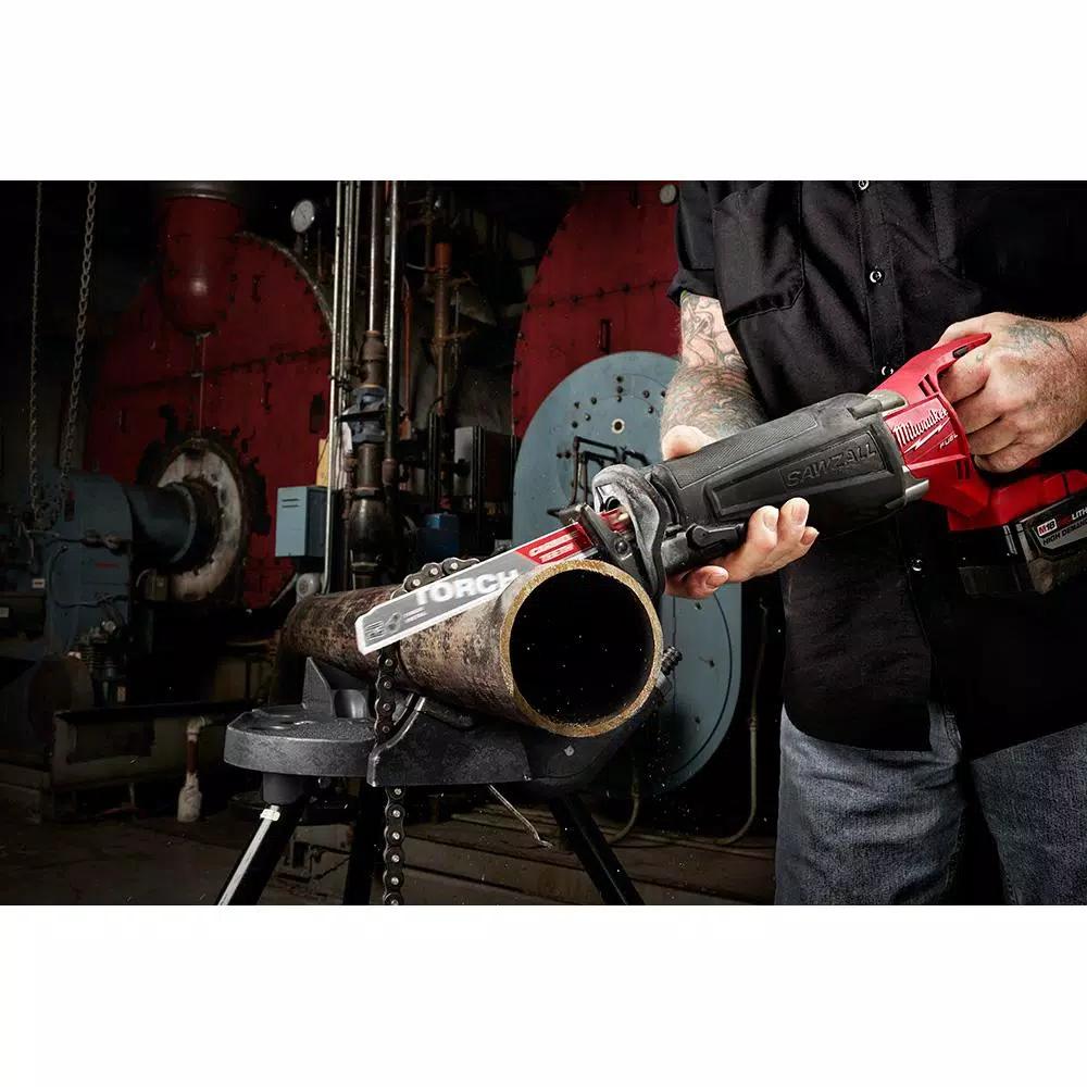 Milwaukee 6 in. 7 TPI The TORCH Carbide & Nitrus Carbide Reciprocating Saw Blade 4-Pack