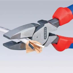 KNIPEX 9 in. High Leverage Lineman's Pliers with Comfort Grip thumbnail 2