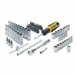 DEWALT 69-Piece 1/4 in. Drive SAE and Metric Socket Set thumbnail 3