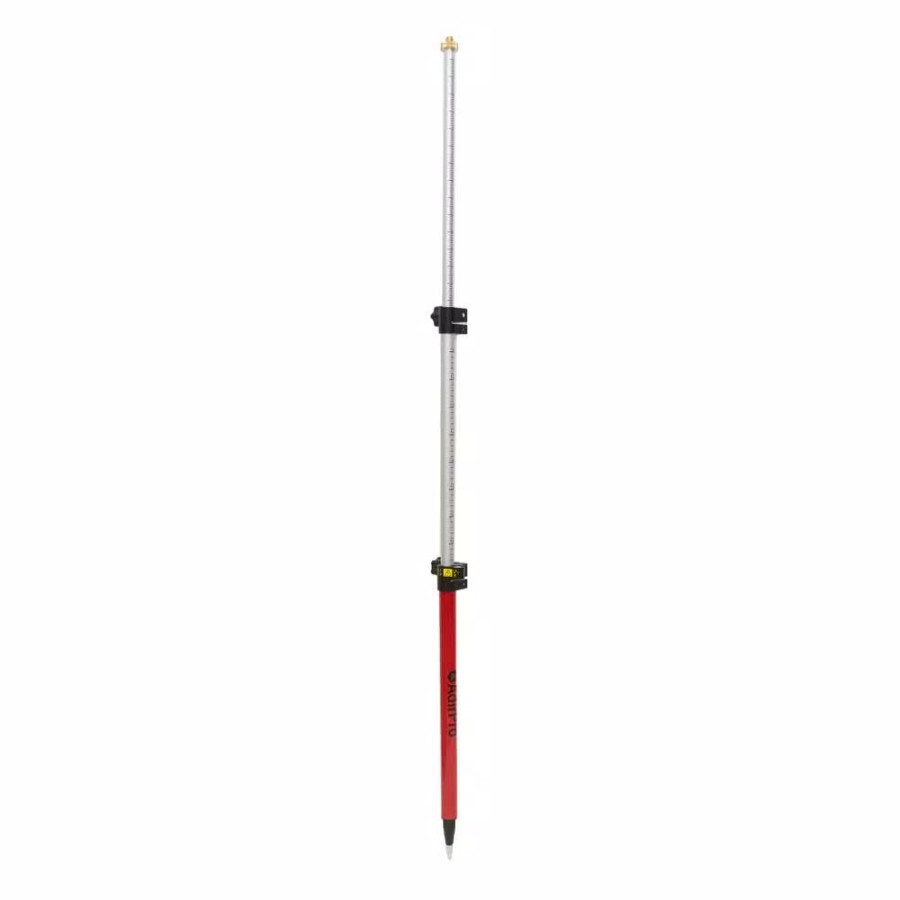 AdirPro 750-15 Mini Aluminum Prism Pole, 5.1 ft. Telescoping Rod