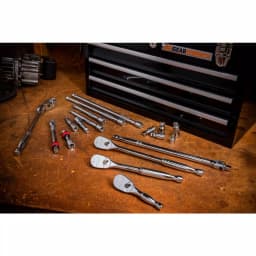 GearWrench 1/4 in. Drive 120XP Extra Long Handle Teardrop Ratchet thumbnail 4