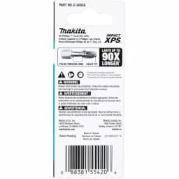 Makita ImpactXPS #2 Phillips 1 in. Insert Bits, 5-Pack thumbnail 4