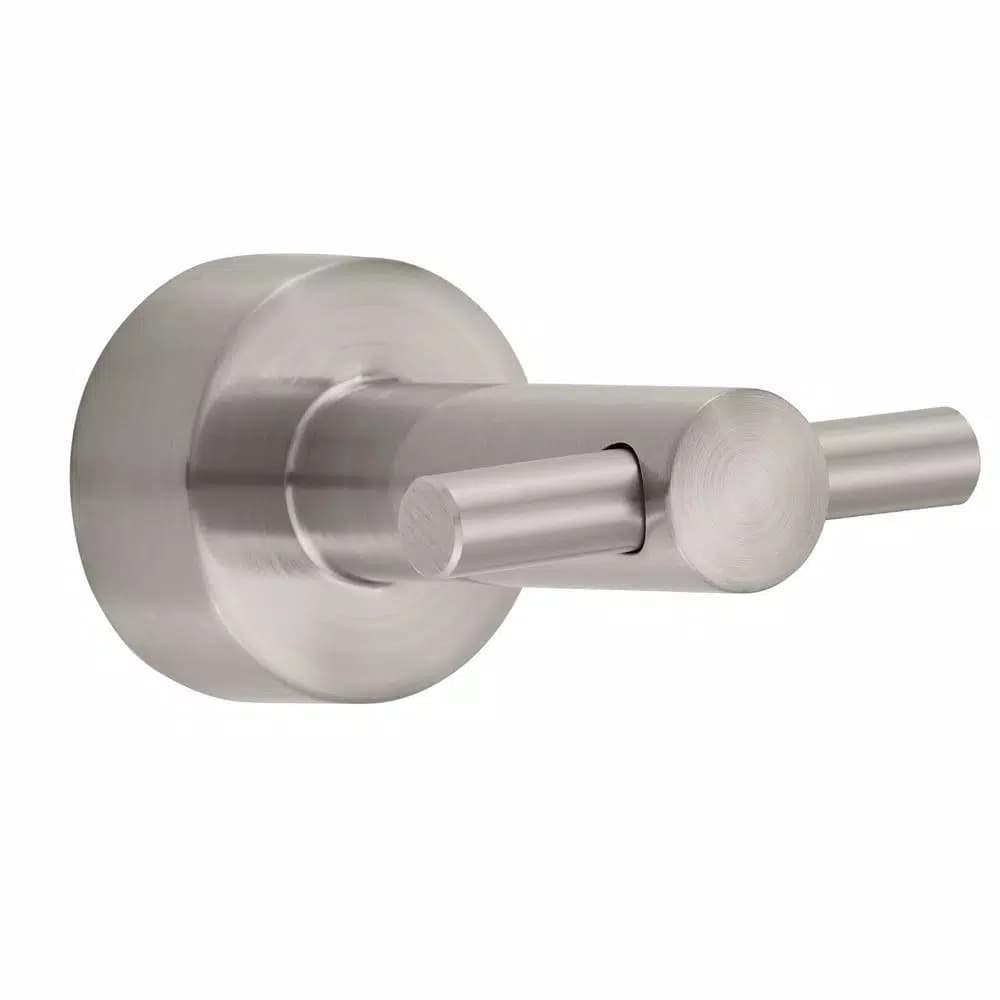 Glacier Bay Innburg Double Robe Hook, Brushed Nickel
