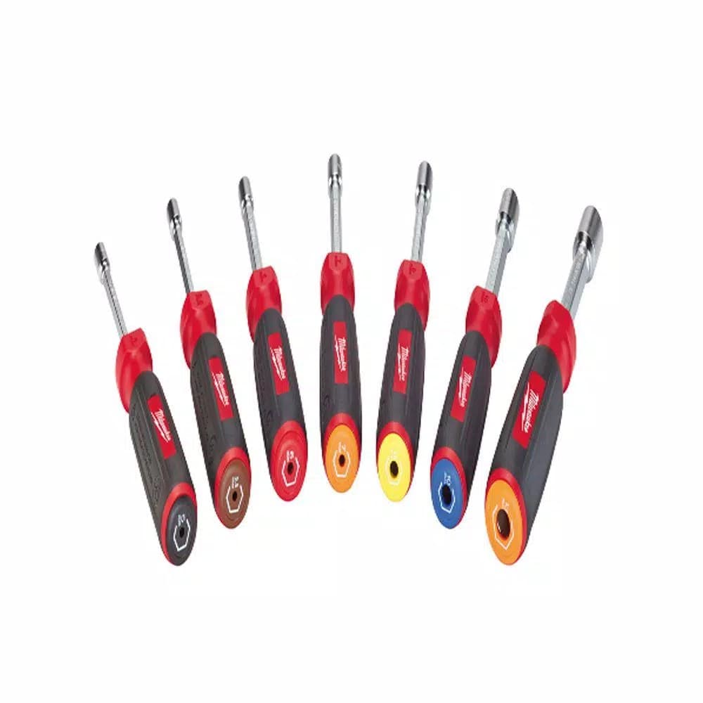 Milwaukee 7-Piece Metric HollowCore Magnetic Nut Driver Set