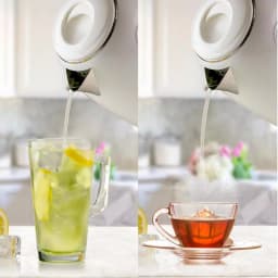 Ovente 1.7L Electric Kettle, White Stainless Steel BPA-Free Water Boiler with Auto Shut-Off thumbnail 9