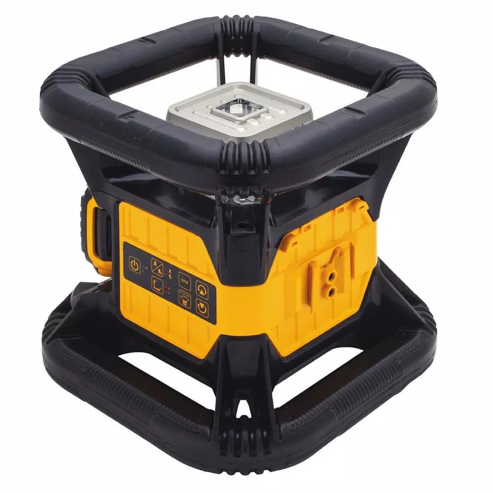 DEWALT 20V MAX Lithium-Ion Red Rotary Laser Level with Construction Tripod Bundle