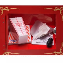 Superior Popcorn Company 8 oz. Carnival Red Hot Oil Popcorn Machine with Cart, Commercial Quality Popcorn Popper thumbnail 6