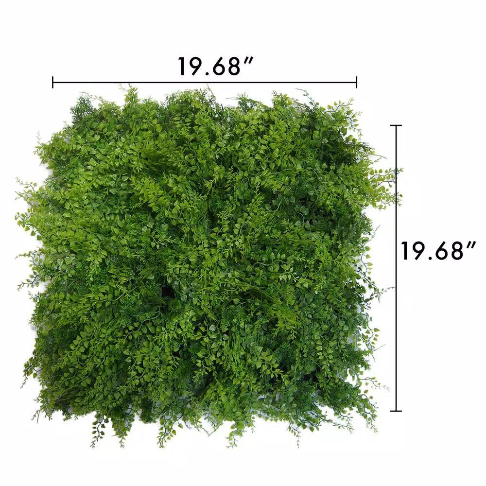 Greensmart Decor Artificial Maya Wall Panels, 20 in. x 20 in. (Set of 4)