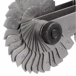 Grand Rapids Industrial Products Grip Thread Pitch Gauge - Dual Metric and SAE Stainless Steel Thread Counter thumbnail 6