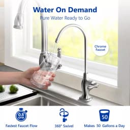 Express Water RO5DX 5-Stage Reverse Osmosis Water Filtration System - NSF Certified - Includes Faucet & Tank thumbnail 6