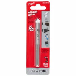 Milwaukee 3/8 in. Carbide Masonry Drill Bit for Tile and Natural Stone thumbnail 5