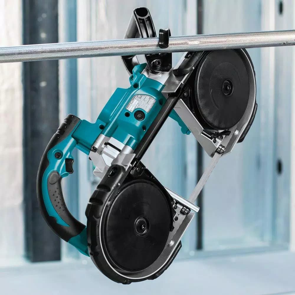 Makita 18V LXT Brushless Metal Cutting Combo Kit: Angle Grinder, Portable Band Saw, Metal Cutting Saw & 5.0 Ah Battery
