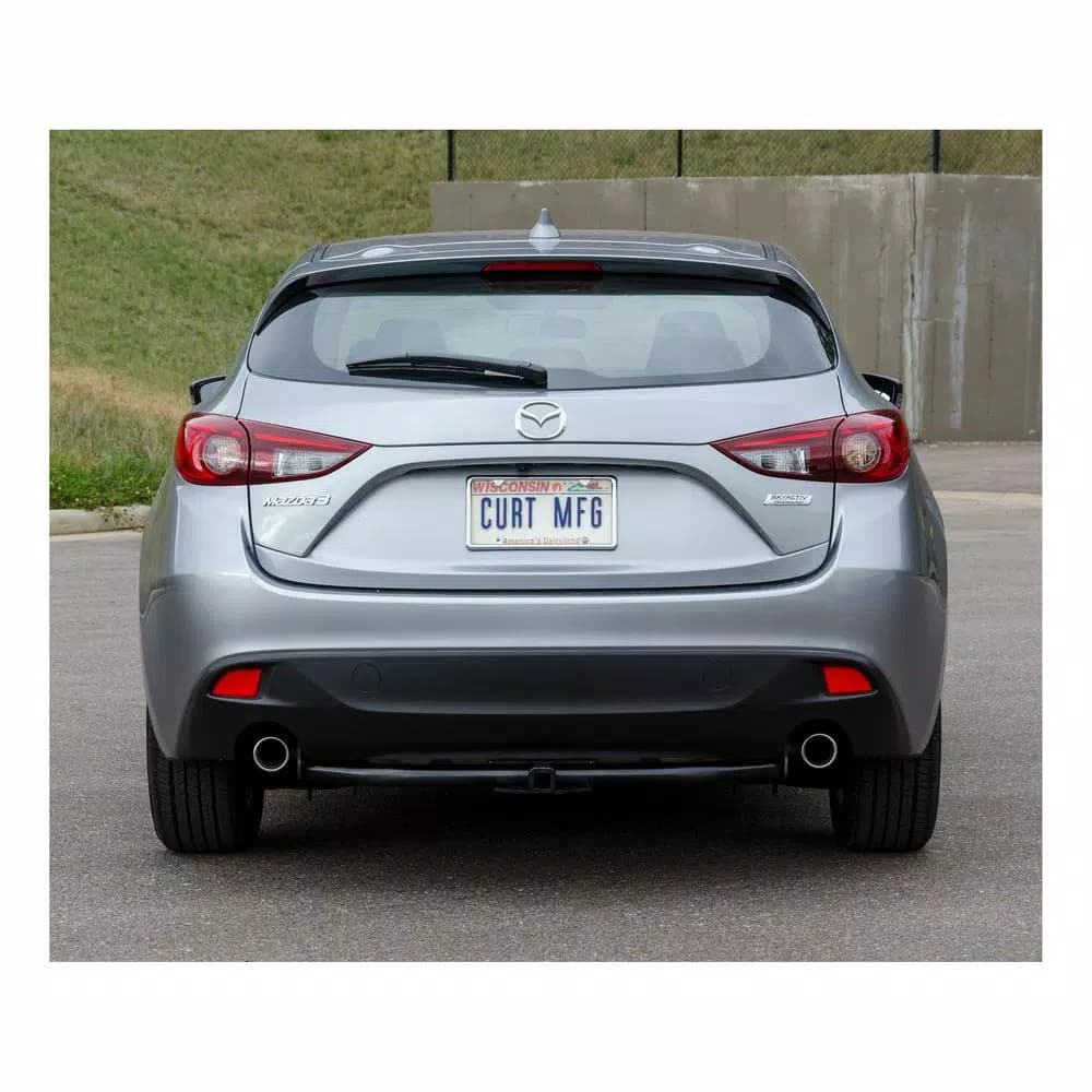 CURT Class 1 Trailer Hitch for Mazda 3, 1-1/4" Receiver, Gloss Black