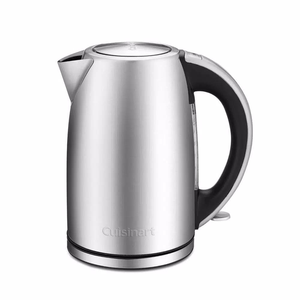 Cuisinart 8-Cup Stainless Steel Electric Kettle, 1500W Rapid Boil with Auto Shut-Off