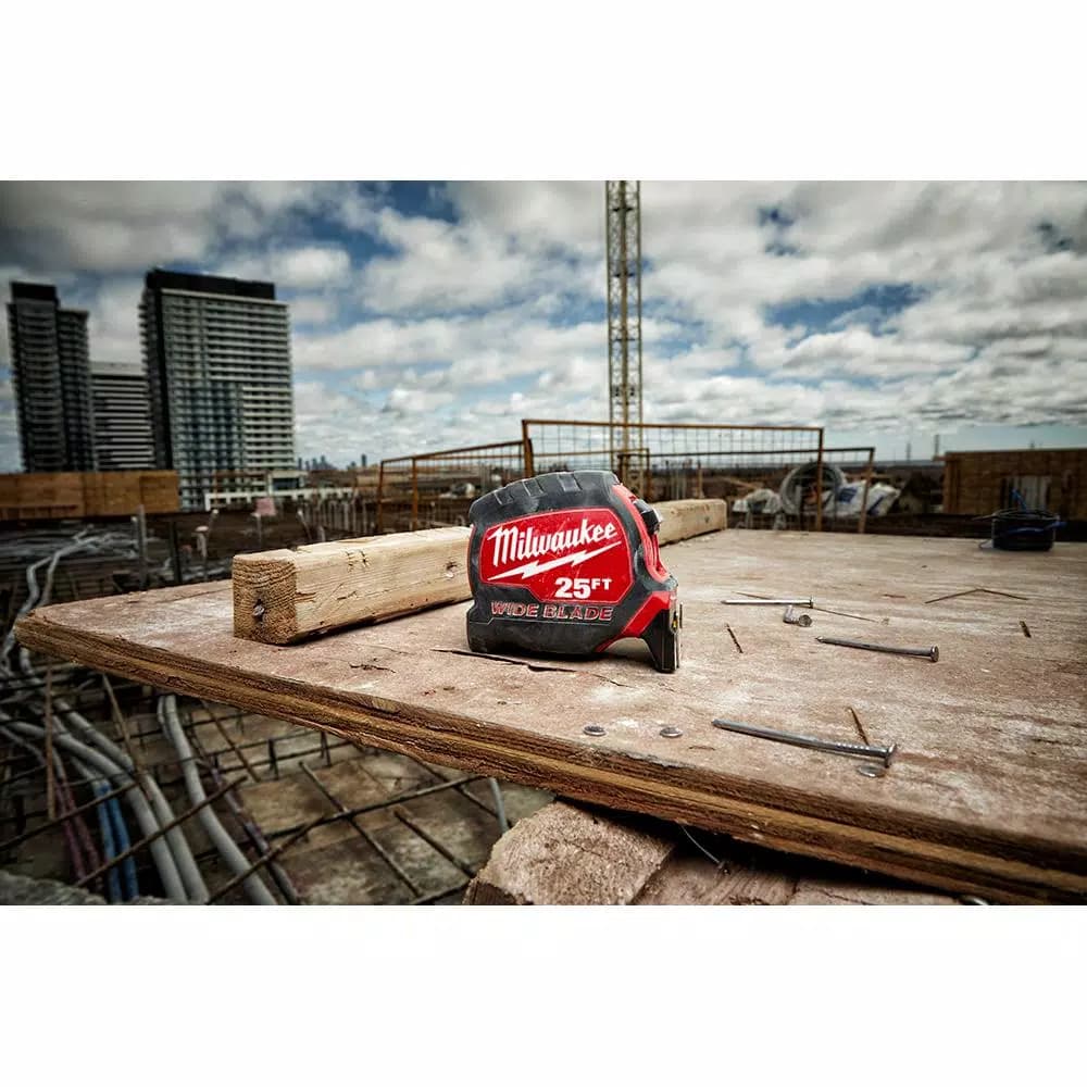 Milwaukee 16 ft. Wide Blade Tape Measure with 14 ft. Standout