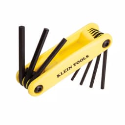 Klein Tools 4-1/4 in. Alloy Steel Industrial Strength Hex Key Set, 9-Piece thumbnail 3
