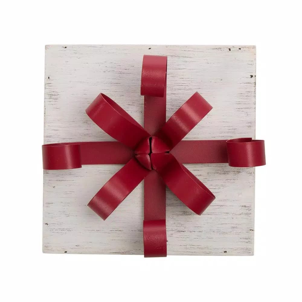 Glitzhome 31.89 in. Wooden Block Wording Porch Sign - JOY Festive Holiday Decor