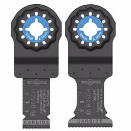Bosch Starlock Carbide Oscillating Multi-Tool Blade Set, 2-Piece (3/4 in. and 1-1/4 in.) thumbnail 1