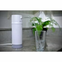 Brondell H2O+ Pearl Countertop Water Filtration System, Carbon Block Filter, White thumbnail 6