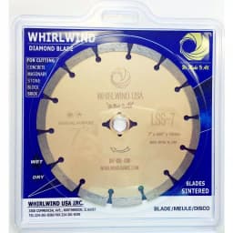 Whirlwind USA 7 in. Segmented Diamond Blade for Concrete, Stone, Brick, and Masonry thumbnail 4