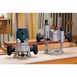 Bosch 15 Amp Corded Variable Speed Combination Plunge and Fixed-Base Router Kit with Hard Case thumbnail 13