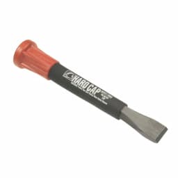 Mayhew HardCap 7/8 in. x 8.5 in. Alloy Steel Chisel with Patented Polymer Cap thumbnail 1