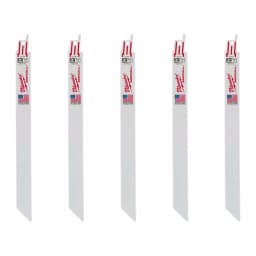 Milwaukee 9 in. 14 TPI Metal Cutting Reciprocating Saw Blades, 5-Pack thumbnail 1