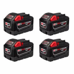 Milwaukee M18 REDLITHIUM HIGH DEMAND 9.0 Ah 18V Lithium-Ion Battery Pack (4-Pack) thumbnail 1
