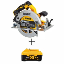 DEWALT 20V MAX XR Brushless 7-1/4 in. Cordless Circular Saw with 6.0 Ah Battery thumbnail 1