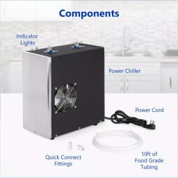 Express Water PC2000 Adjustable Power Water Chiller System with Cooling Fan and Tubing thumbnail 4