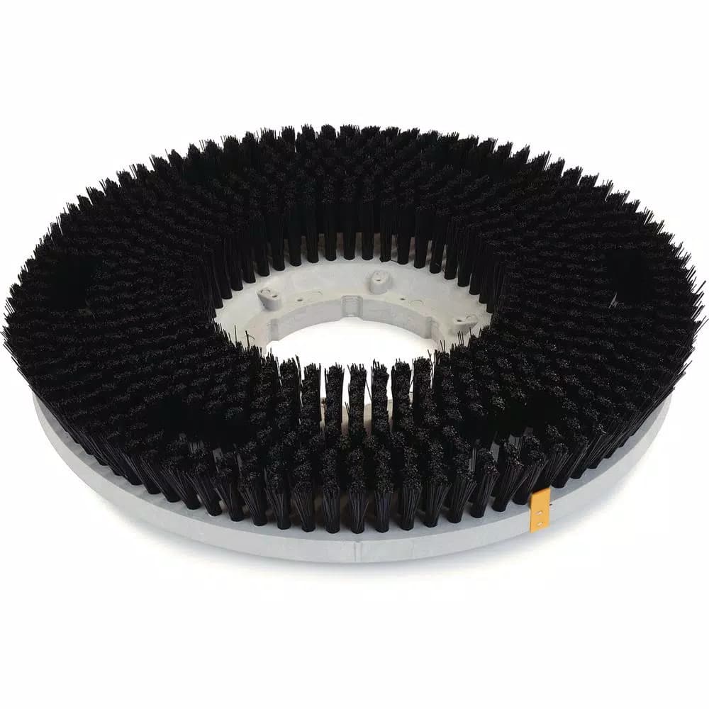 Carlisle Colortech 19 in. Black Nylon General Scrubbing Rotary Floor Brush