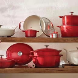 Tramontina 4 Qt. Enameled Cast Iron Braising Pan with Lid thumbnail 4