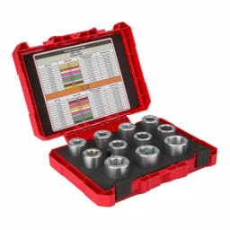Milwaukee Cable Stripper Bushing Kit, 1/0 AWG - 750 MCM Cu THHN/XHHW, Includes Carrying Case thumbnail 1