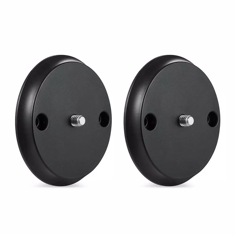 Wasserstein Magnetic Wall Mount for Google Nest Cam IQ Indoor - Black (2-Pack)