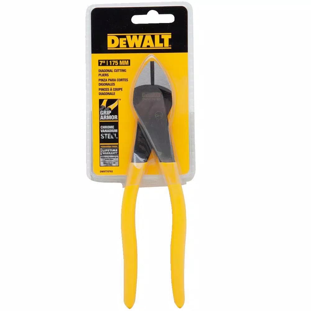 DEWALT 7 in. Diagonal Cutting Pliers with GripArmor