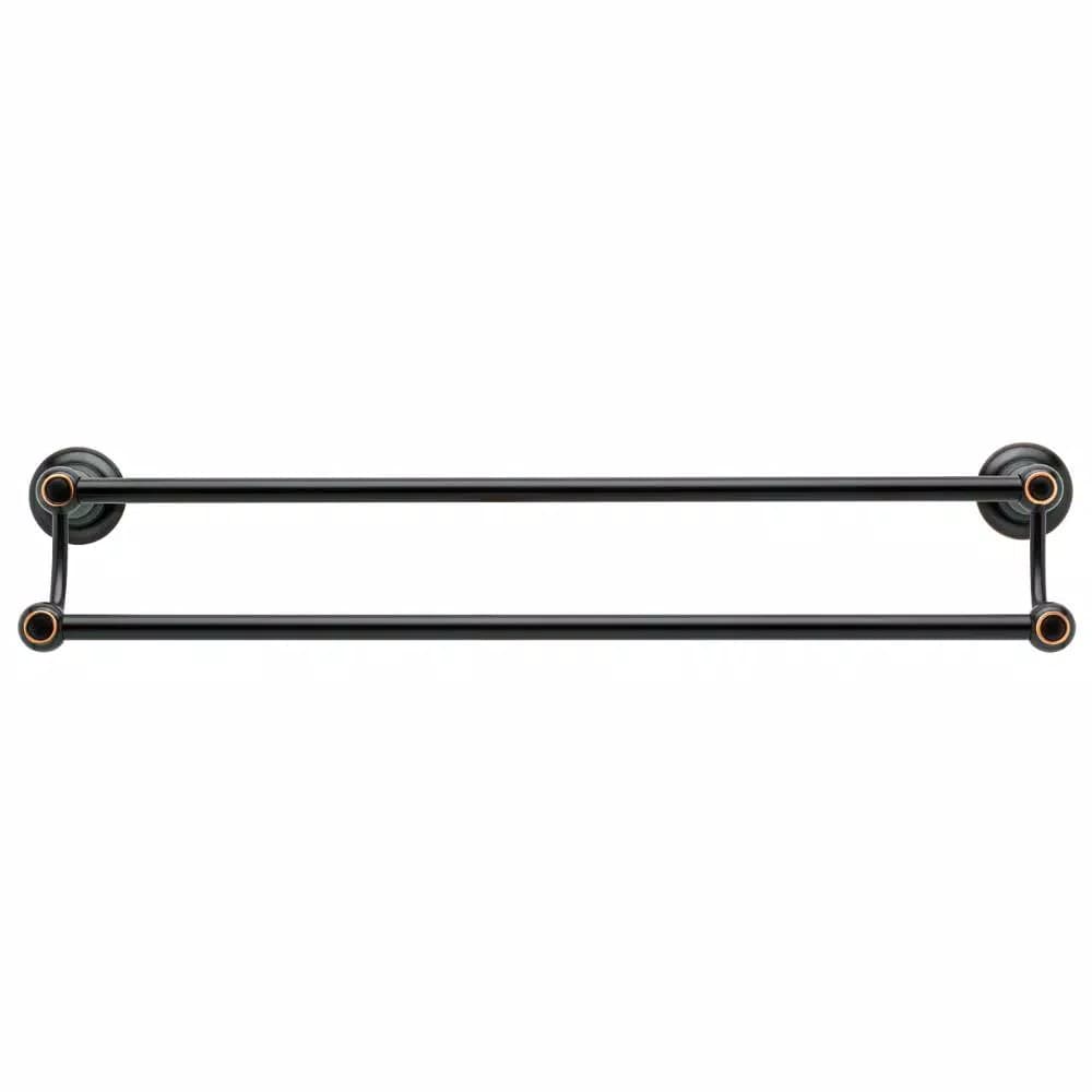 Delta Porter 24 in. Double Towel Bar, Oil Rubbed Bronze
