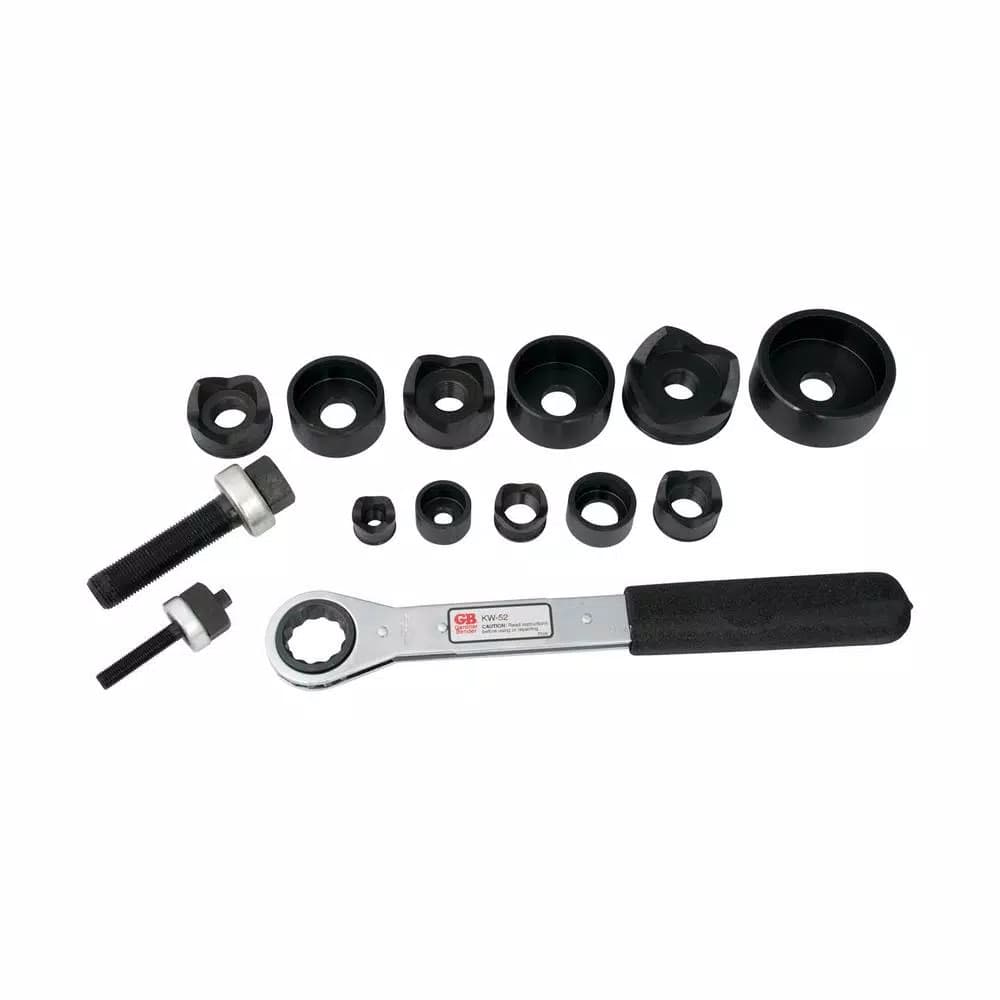 Gardner Bender Mechanical Slug-Out Set with KW52 Ratchet Wrench, 1/2 in. to 2 in. Conduit Sizes