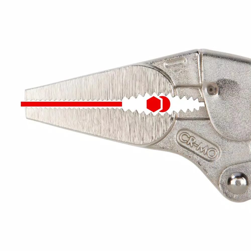 TEKTON 9 in. Long Nose Locking Pliers, 4-Piece Set