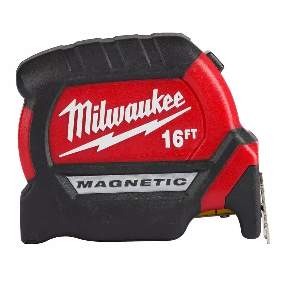 Milwaukee 16 ft. Premium Magnetic Tape Measure with 9 ft. Standout