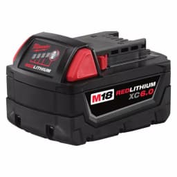 Milwaukee M18 REDLITHIUM XC 6.0 Ah 18V Lithium-Ion Extended Capacity Battery Pack thumbnail 2