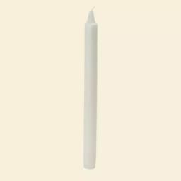 Zest Candle 10 in. White Straight Taper Candles, 12-Set thumbnail 2