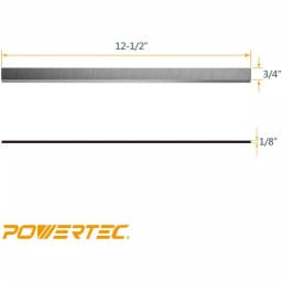 POWERTEC 12-1/2 in. High-Speed Steel Planer Knives, Set of 2 thumbnail 3