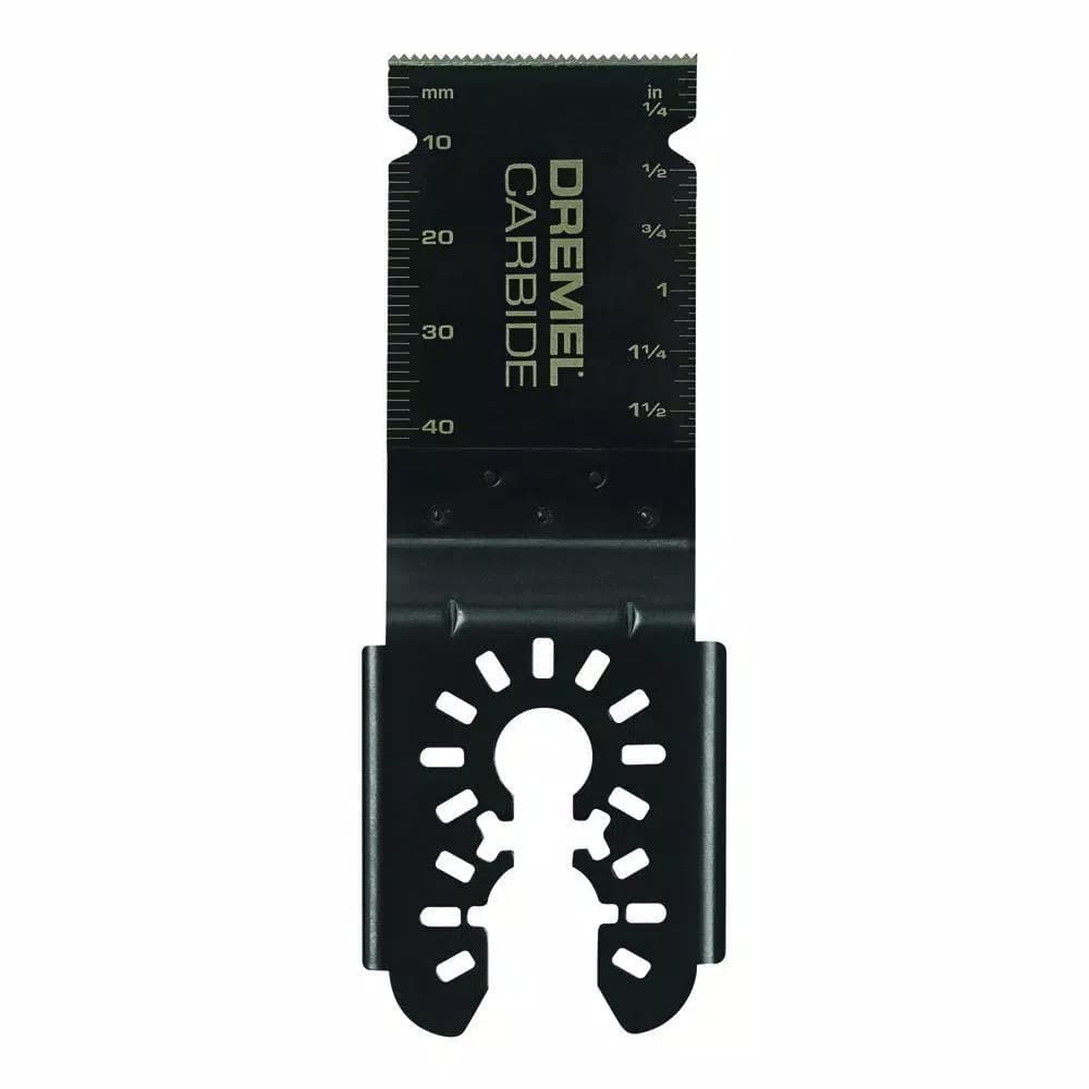Dremel MM485U Universal Carbide Flush Cut Oscillating Tool Blade for Wood, Metal, and Cement