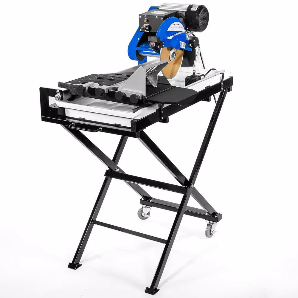 Stark 7.25 in. Corded Wet Tile Saw with Stand, 15.5 Amp 2.5 HP