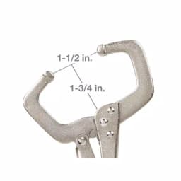 TEKTON 6 in. Locking C-Clamp with Forged Steel Jaws thumbnail 3