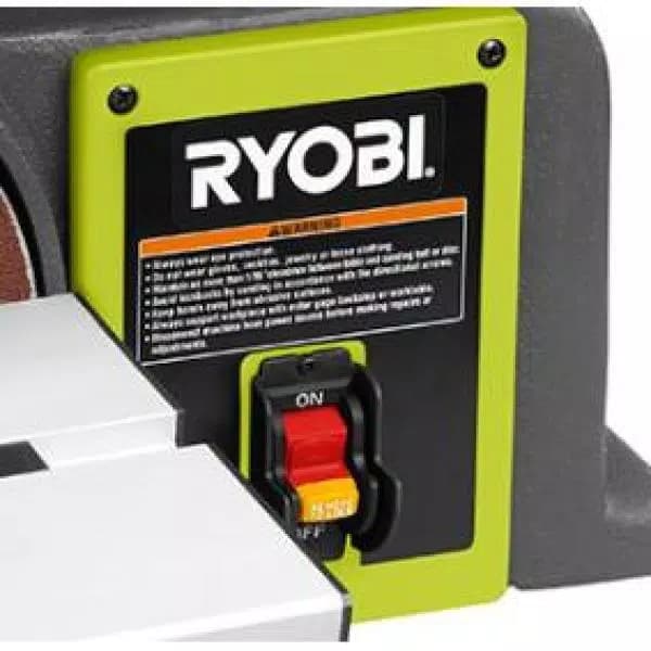RYOBI 4 in. x 36 in. Belt and 6 in. Disc Sander, 120 V